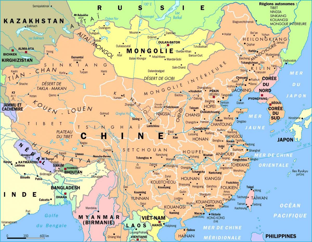 ჩინეთის რუკა hd