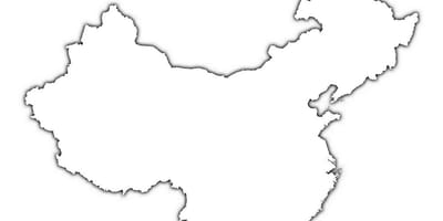 კონტურული რუკა, ჩინეთი