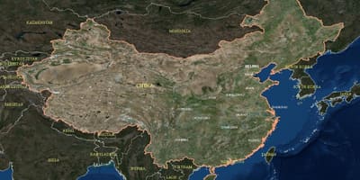 ჩინეთის სატელიტური რუკა