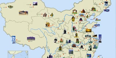 ტურისტული რუკა ჩინეთი