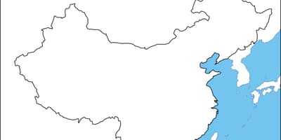 ჩინეთში ცარიელი რუკა