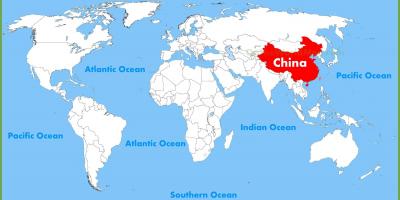 ჩინეთი მსოფლიო რუკა
